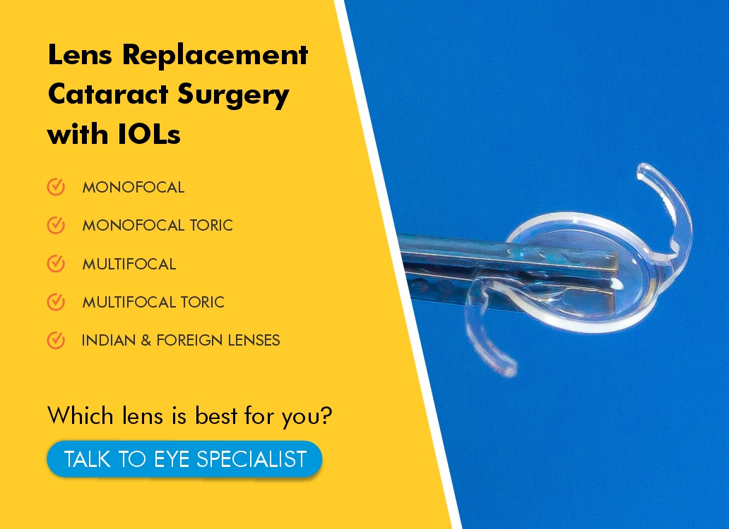 6 Types of Lenses For Cataract Surgery Motiyabind IOLs